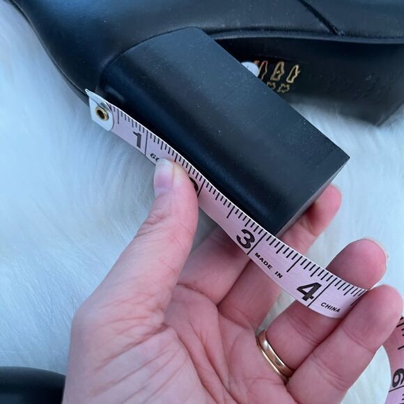 Maje h18 fold over leather boots black. - Picture 6 of 8